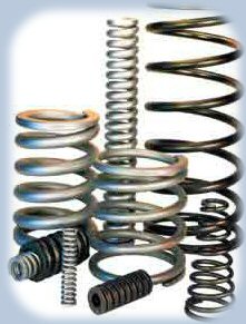 Custom extension springs, torsion springs and compression springs